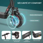 iScooter i9Max - Patinete eléctrico de 10 pulgadas - 500 W, 10 Ah, 35 km/h - Image 10