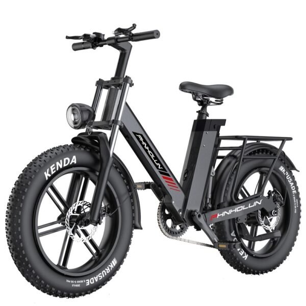PHNHOLUN C6 PRO – Full Suspension Electric Bike – 48V 17.5Ah Battery – 1000W Motor – 120km Maximum Range