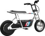 Razor Rambler 12 - Minibicicleta eléctrica estilo retro de 12-24 V - 23 km/h - Blanca - Image 3