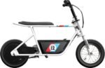 Razor Rambler 12 - Minibicicleta eléctrica estilo retro de 12-24 V - 23 km/h - Blanca - Image 10